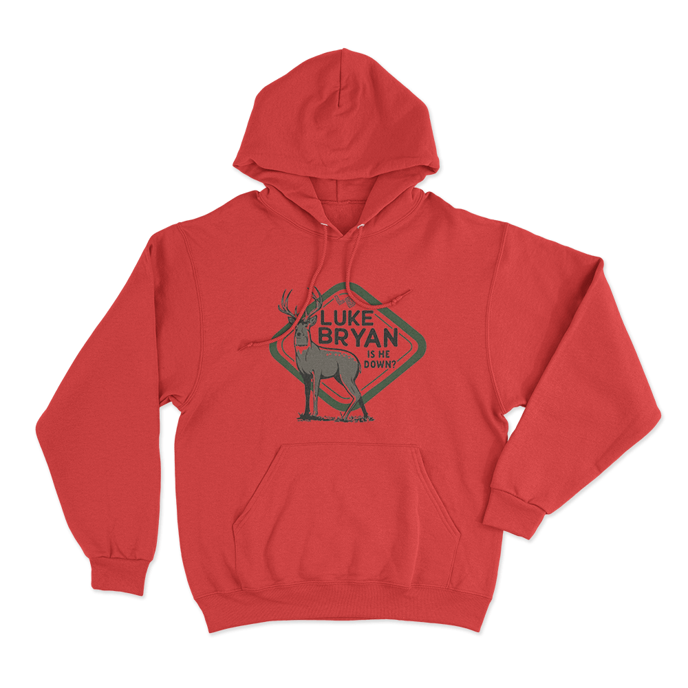Buck Unisex Hoodie Red Buck Unisex Hoodie Red