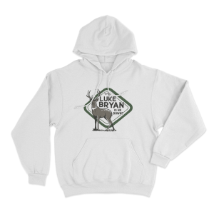 Buck Unisex Hoodie White