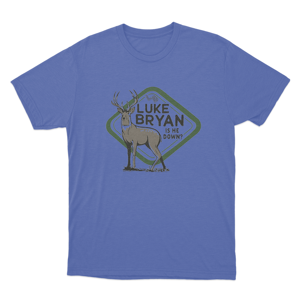 Buck Unisex T Shirt Blue Buck Unisex T Shirt Blue