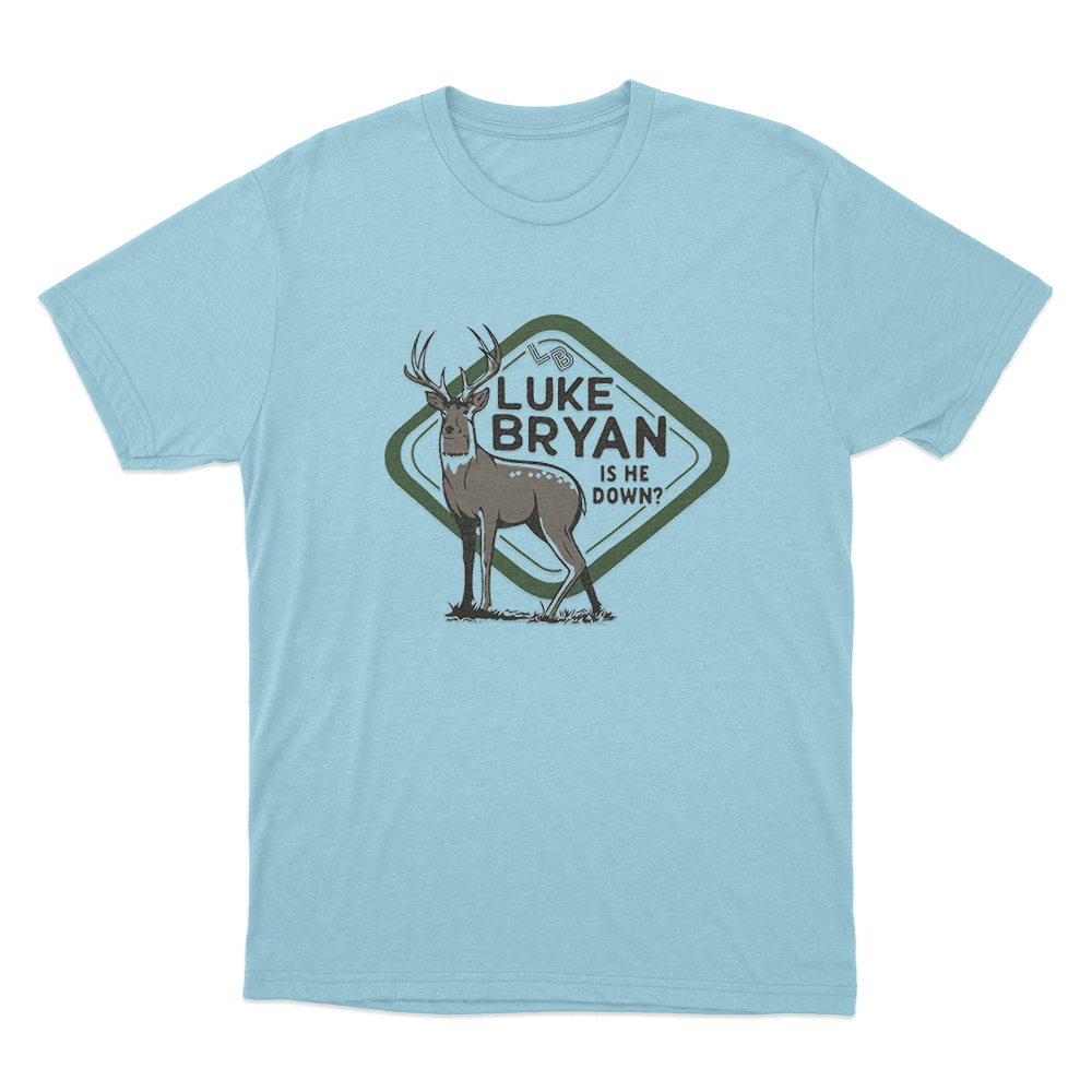 Buck Unisex T Shirt Sky Blue Buck Unisex T Shirt Sky Blue