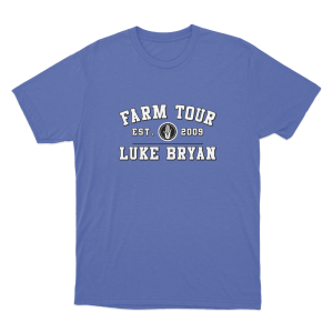 Farm Tour Unisex T Shirt Blue
