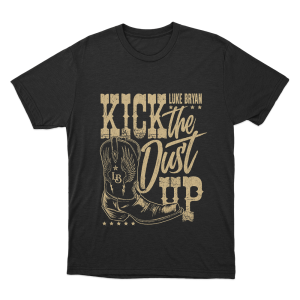 Kick The Dust Up Unisex T Shirt Black