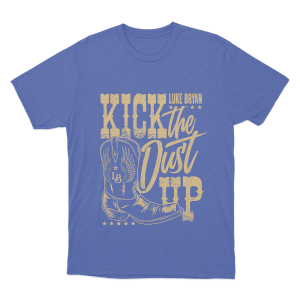 Kick The Dust Up Unisex T Shirt Blue
