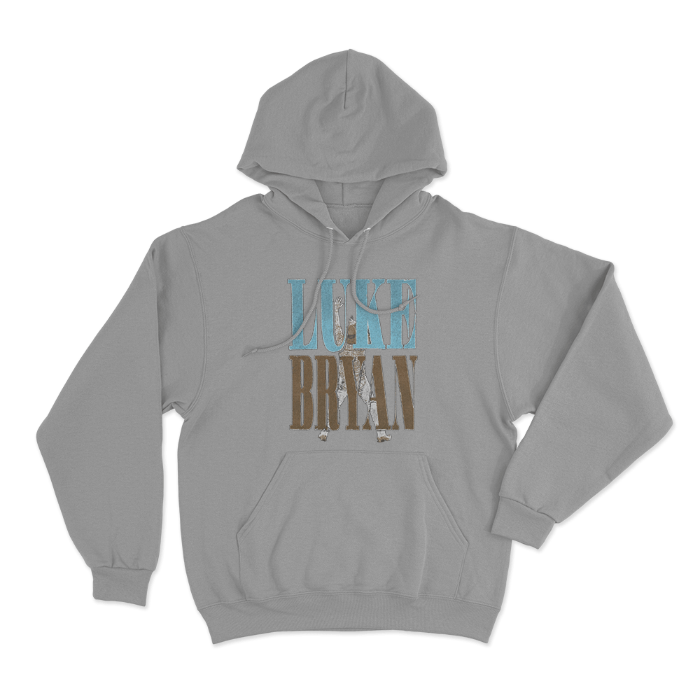 Luke Bryan Live Unisex Hoodie Grey Luke Bryan Live Unisex Hoodie Grey