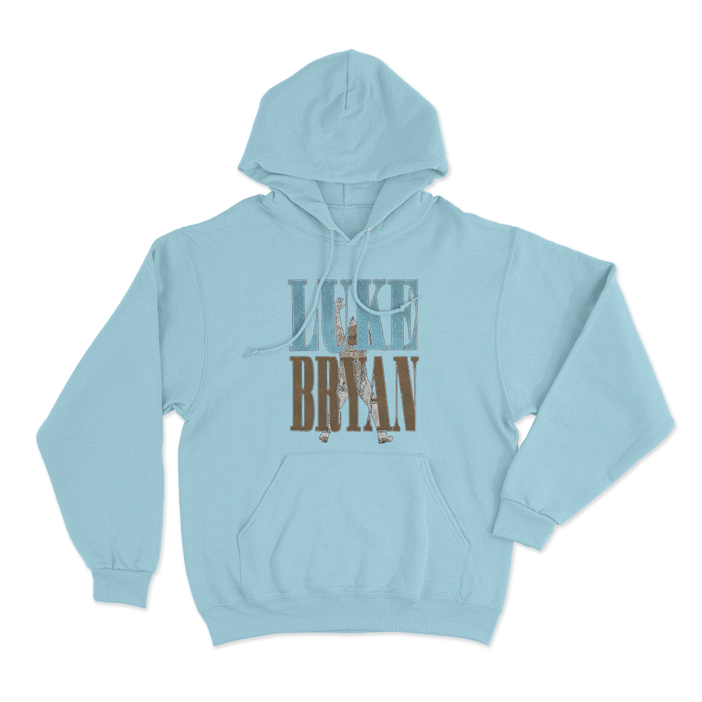 Luke Bryan Live Unisex Hoodie Sky Blue Luke Bryan Live Unisex Hoodie Sky Blue