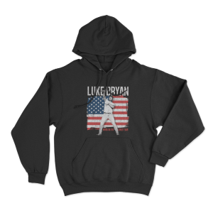 Word OnThe Street Flag Unisex Hoodie Black
