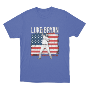 Word OnThe Street Flag Unisex T Shirt Blue