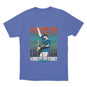 Word OnThe Street Tour Unisex T Shirt Blue